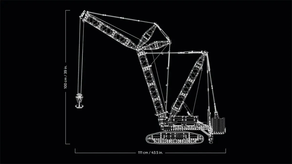 LEGO Technic Liebherr LR 13000 Kraan 2883 Stukken - Meerkleurig - afbeelding 4 van 6