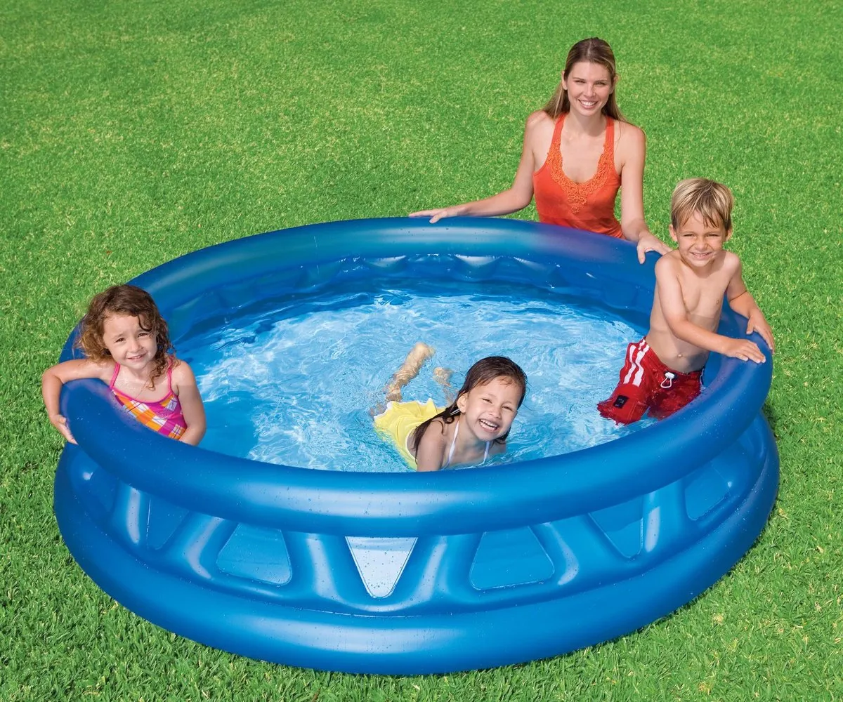 Intex Soft Side Opblaaszwembad 188x46cm - 790L - Blauw - afbeelding 6 van 6