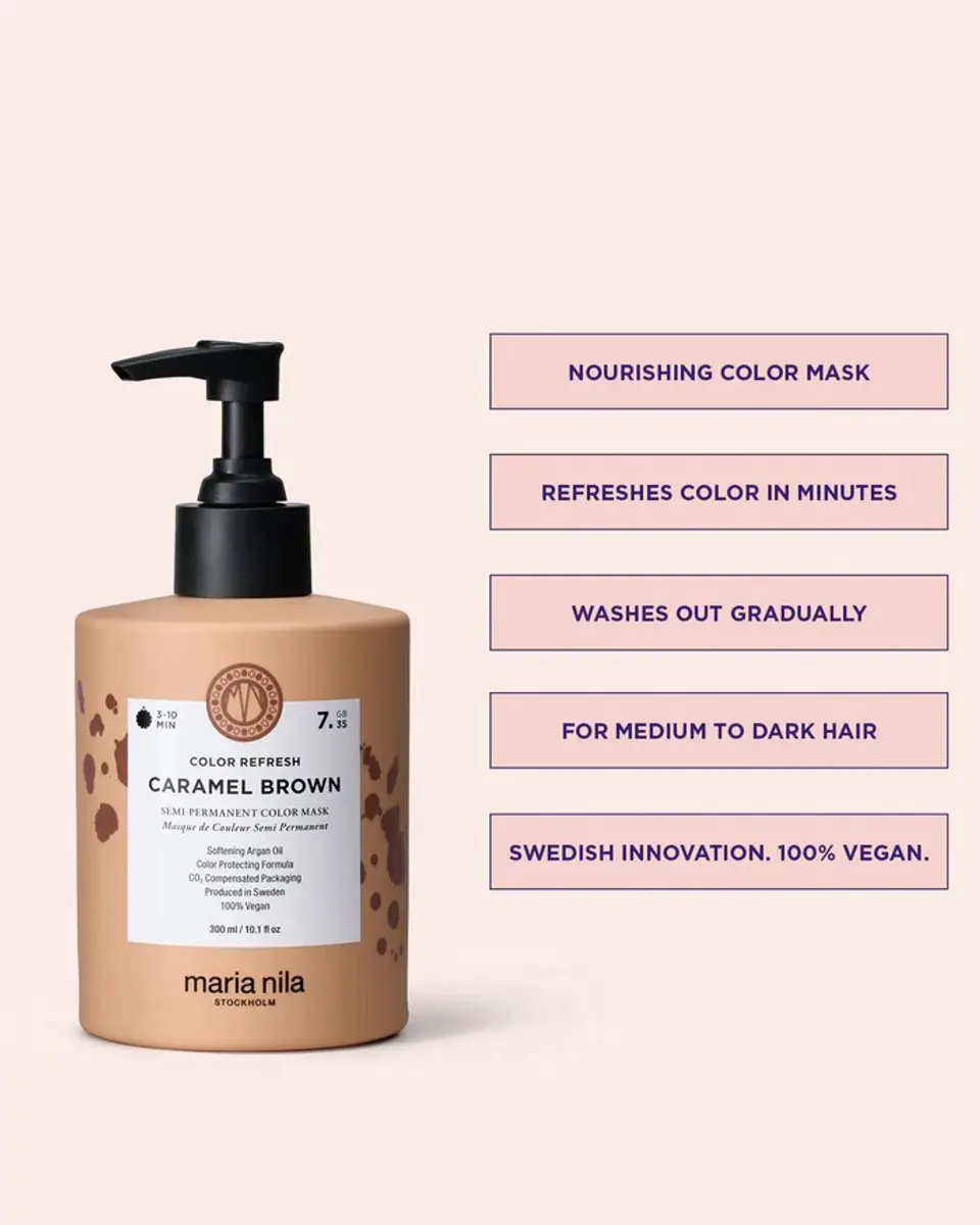 Maria Nila Color Refresh Caramel Brown 7.35 Kleurspoeling 300ml