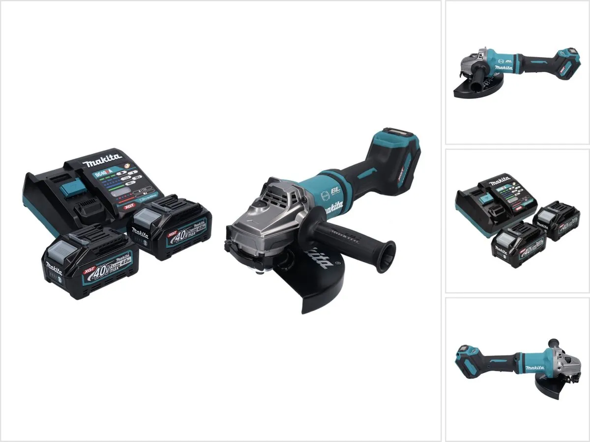Makita GA038GM2 Accu Haakse Slijper 40V Max