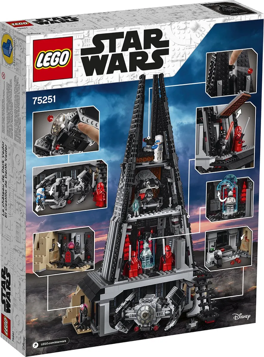 LEGO Star Wars Darth Vader’s Castle 75251 - 1060 Stukken - afbeelding 5 van 6