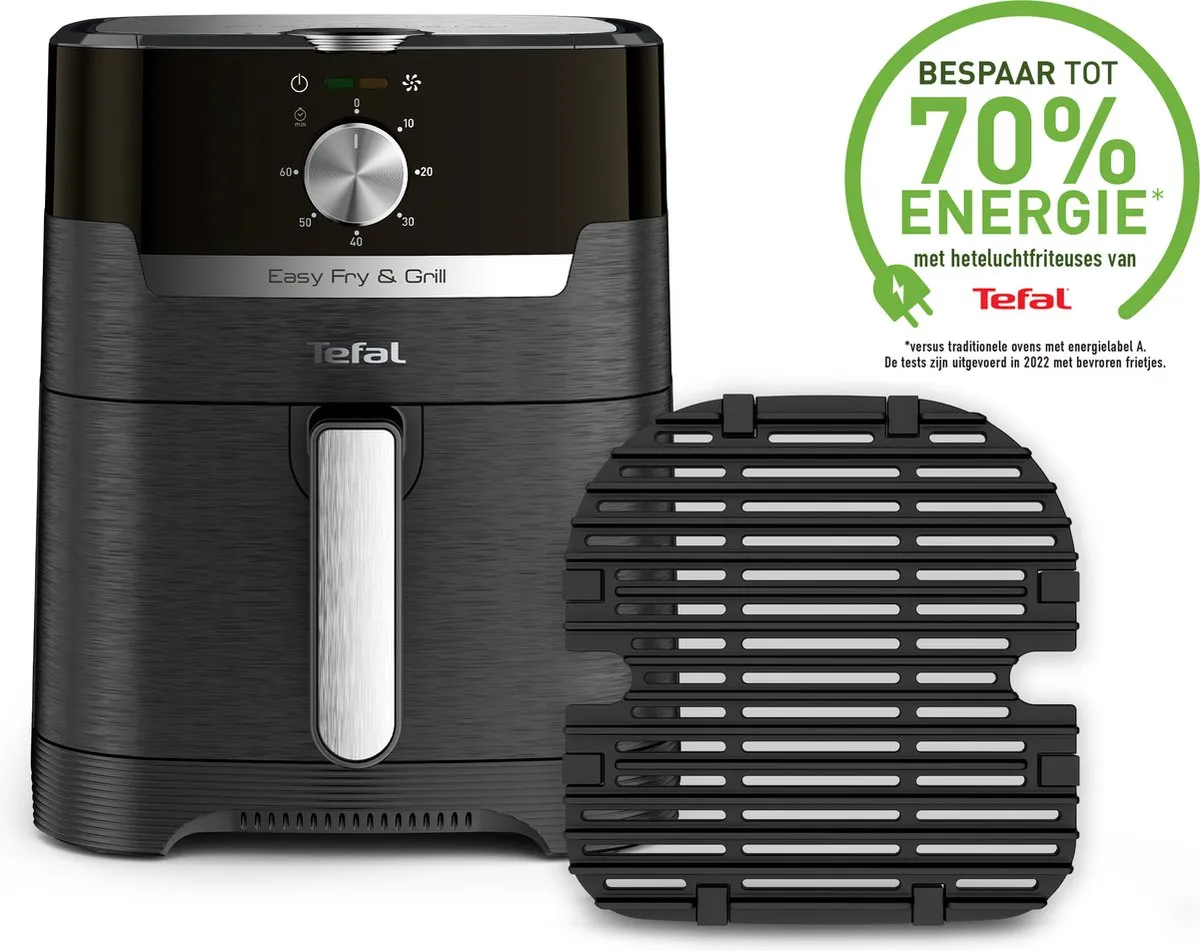 Tefal Easy Fry & Grill EY5018 Airfryer 1550W - 4.2L - Zwart