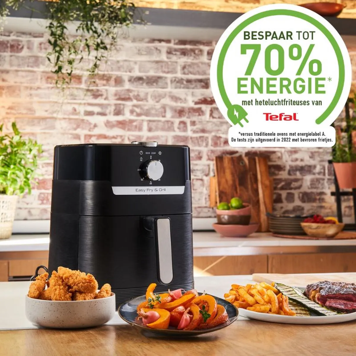Tefal Easy Fry & Grill EY5018 Airfryer 1550W - 4.2L - Zwart
