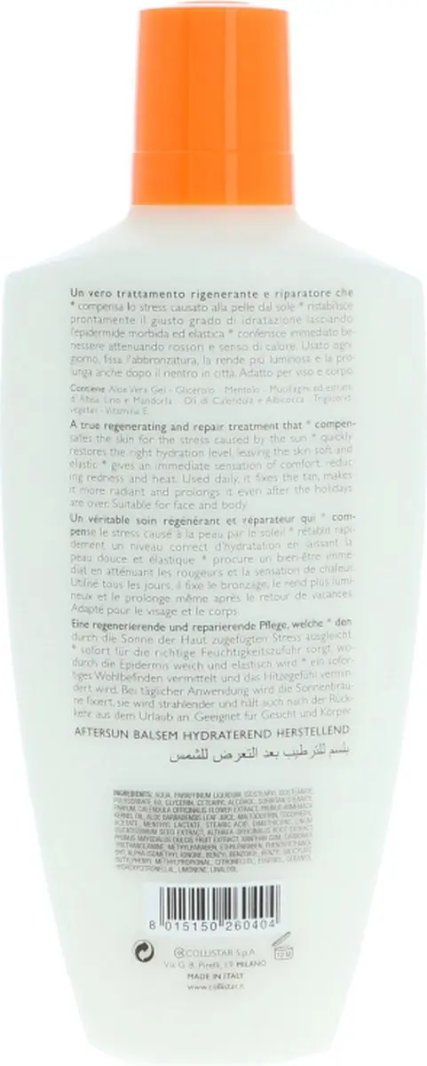 Collistar After Sun Herstellende Balm 400ml