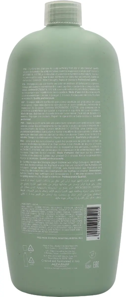 Alfaparf Milano Shampoo Semi Di Lino Scalp Renew - 1L