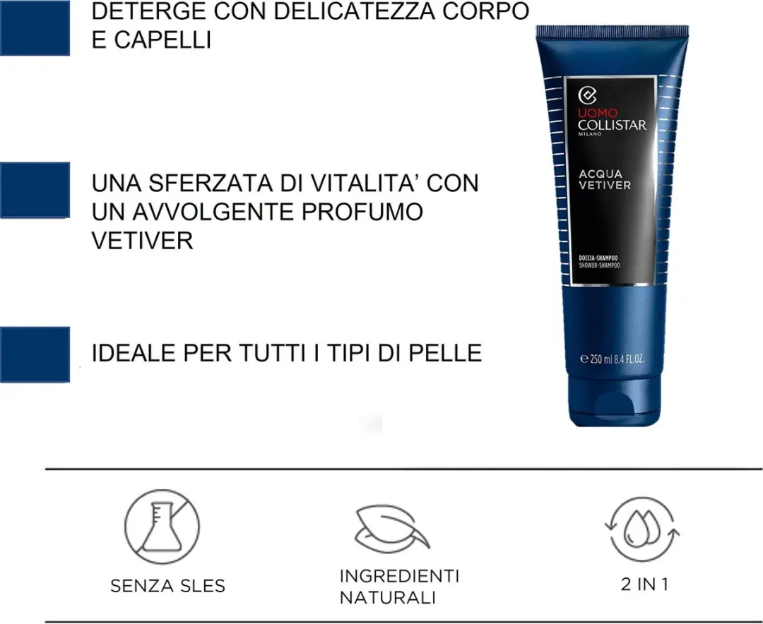 Collistar Acqua Vetiver Shampoo 250ml