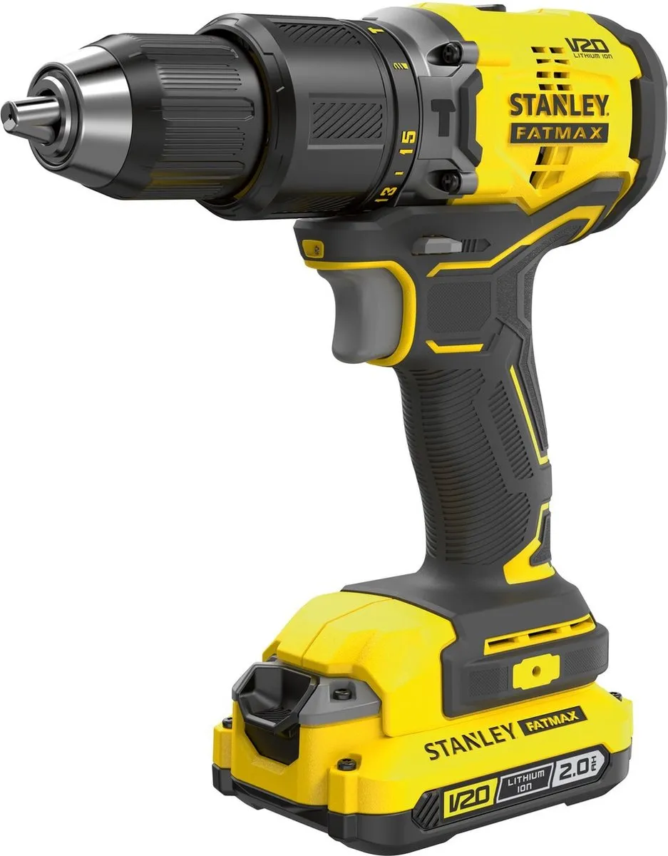 Stanley 18V SFMCK461D2S-QW Klopboor- en Slagmoersleutelset - 2x 2,0Ah