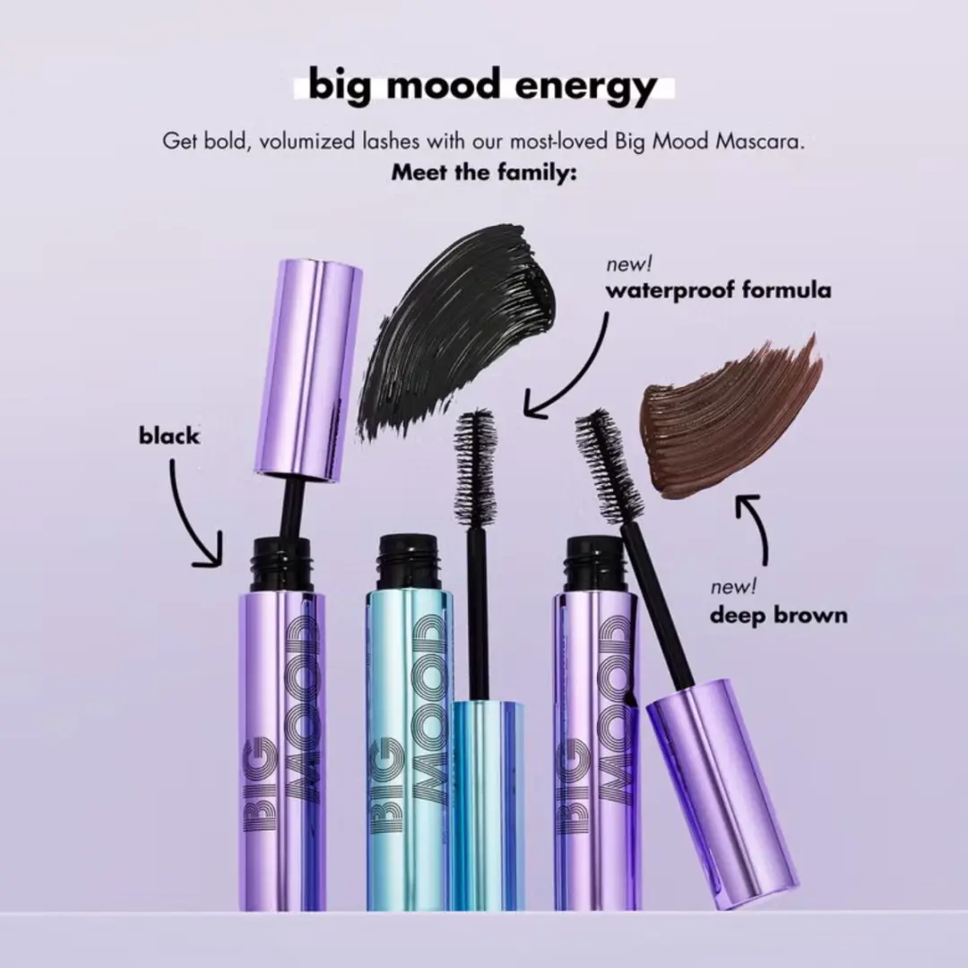 ELF Cosmetics Big Mood Waterproof Mascara - Zwart