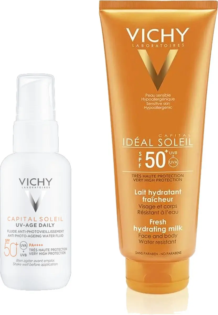 Vichy CS Beachresist Melk SPF50+ 300ml - 2 Stuks