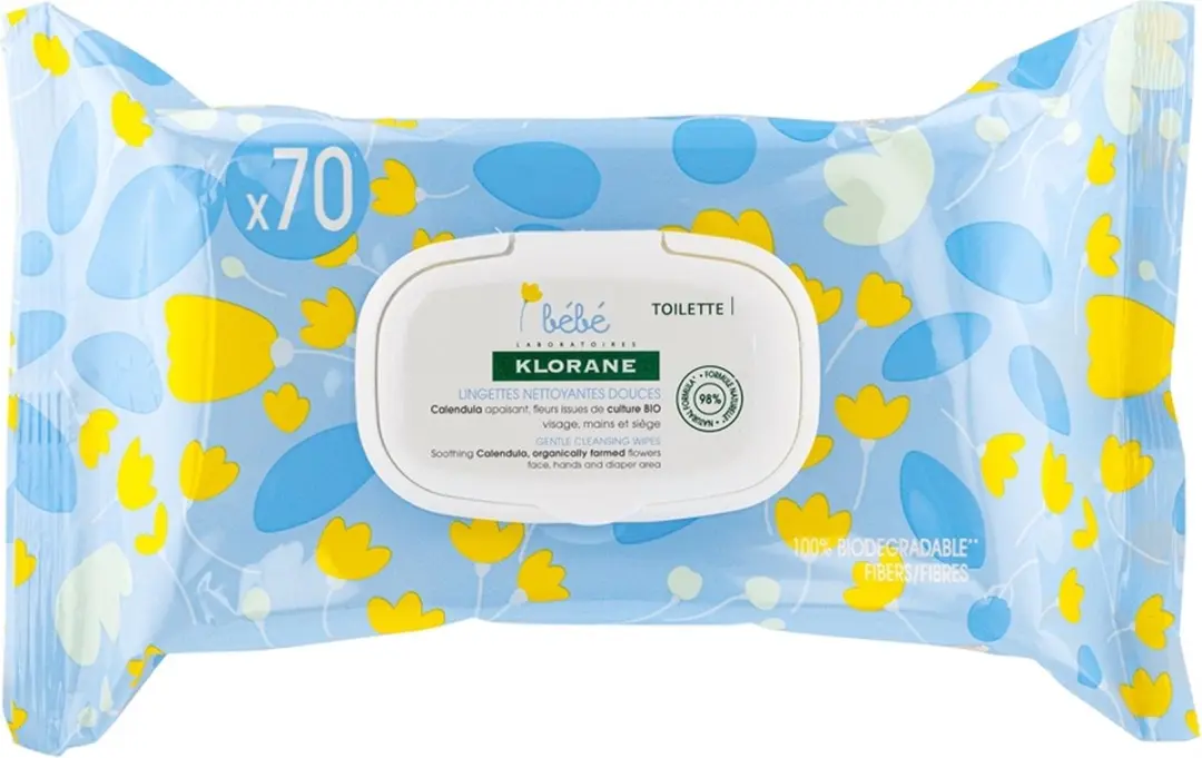 Klorane Fine Cleaning Wipes 70ml