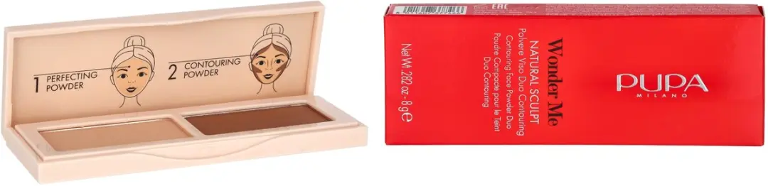 Pupa Milano Wonder Me Natural Sculpt Palette #02 Medium Dark