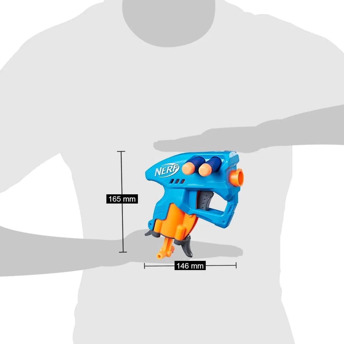 Nerf NanoFire Blauw - Speelgoedpistool