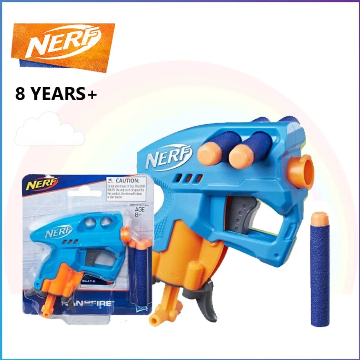 Nerf NanoFire Blauw - Speelgoedpistool