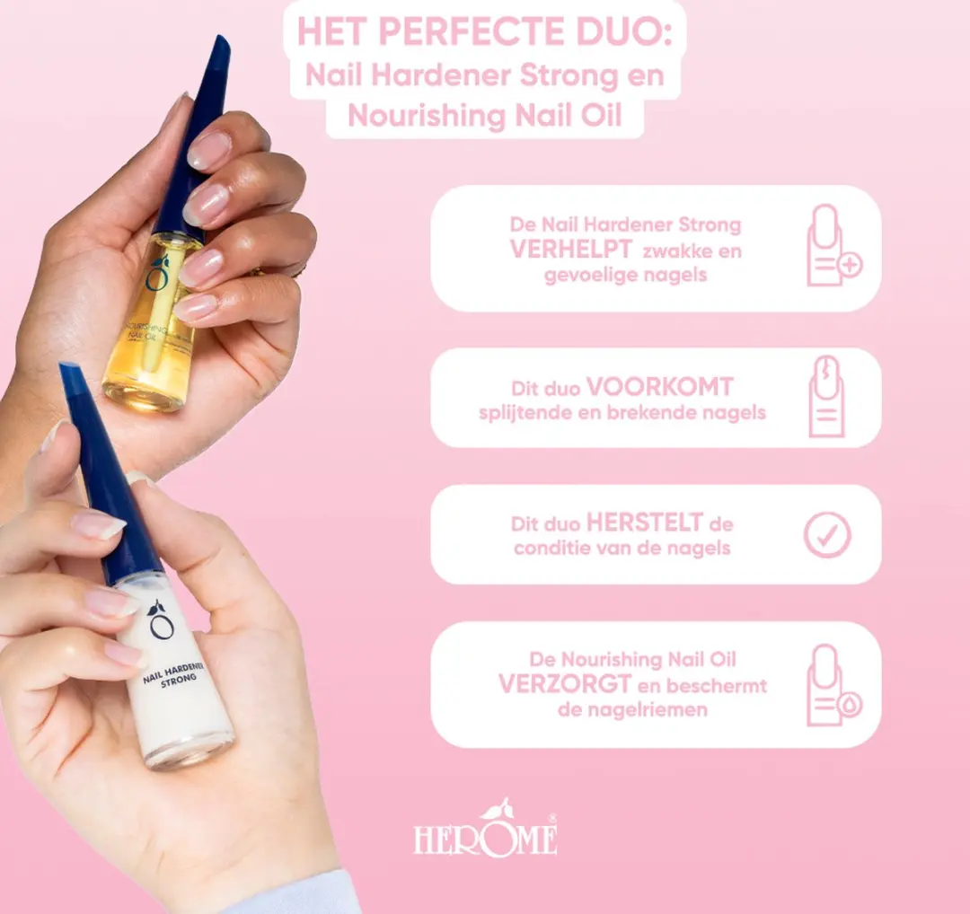 Herome Combi-Pack Nagelverharder & Nagelolie 2x10ml