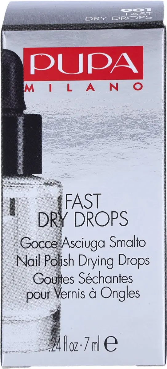 Pupa Milano Fast Dry Drops Nagelbehandeling 7ml - Transparant