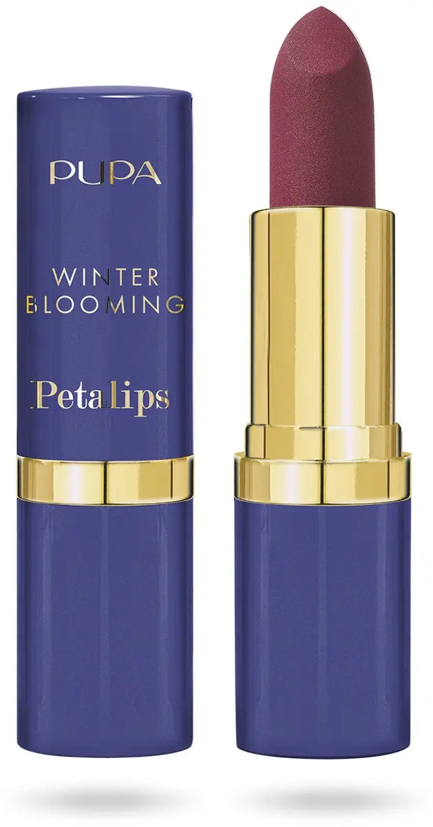 Pupa Milano Petalips Winter Blooming 018 Lippenstift - 3ml - Robijnrode roos