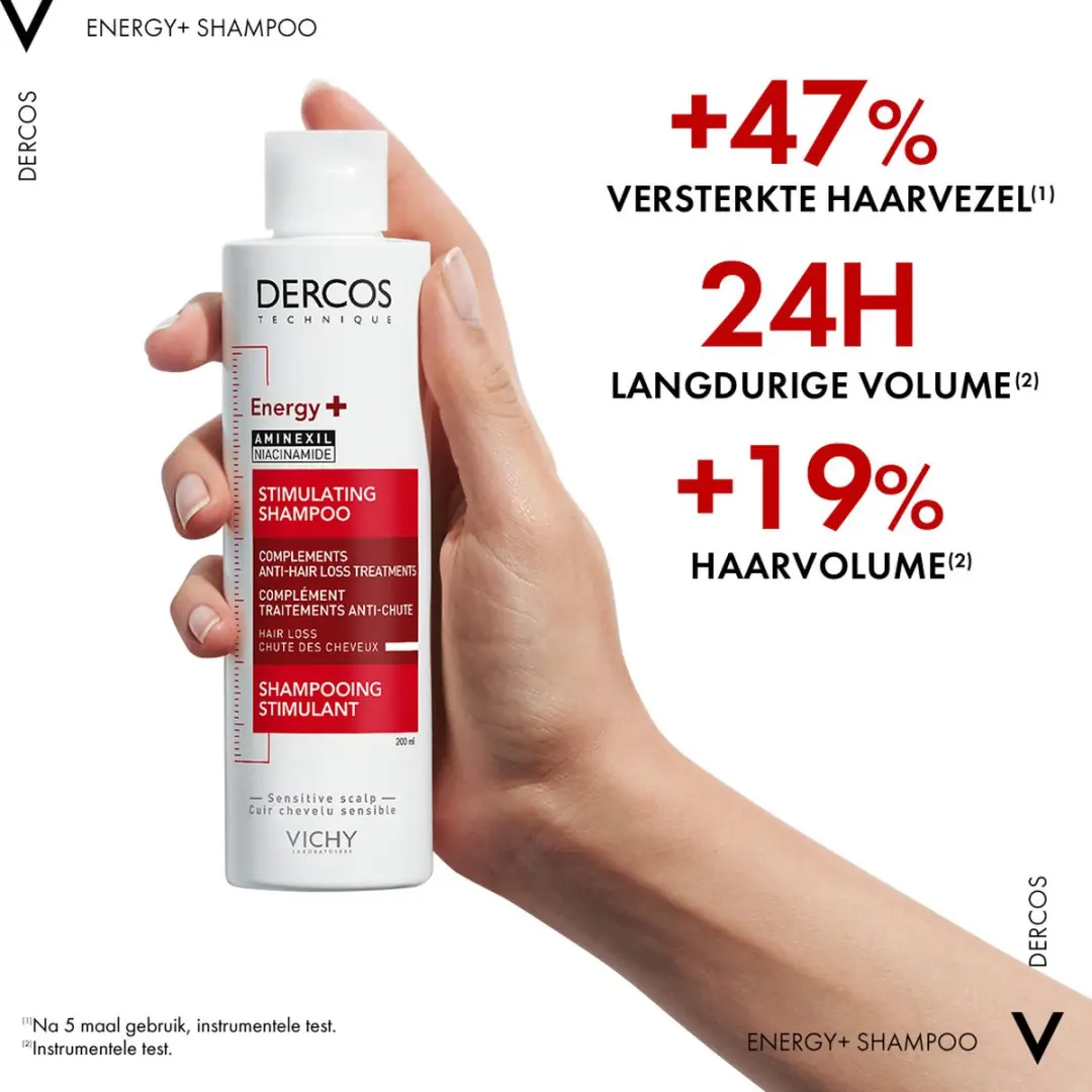 Vichy Dercos Energie Aminexil Shampoo 2x200ml