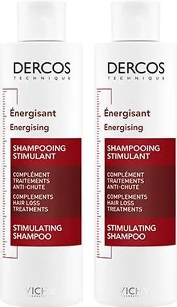 Vichy Dercos Energie Aminexil Shampoo 2x200ml
