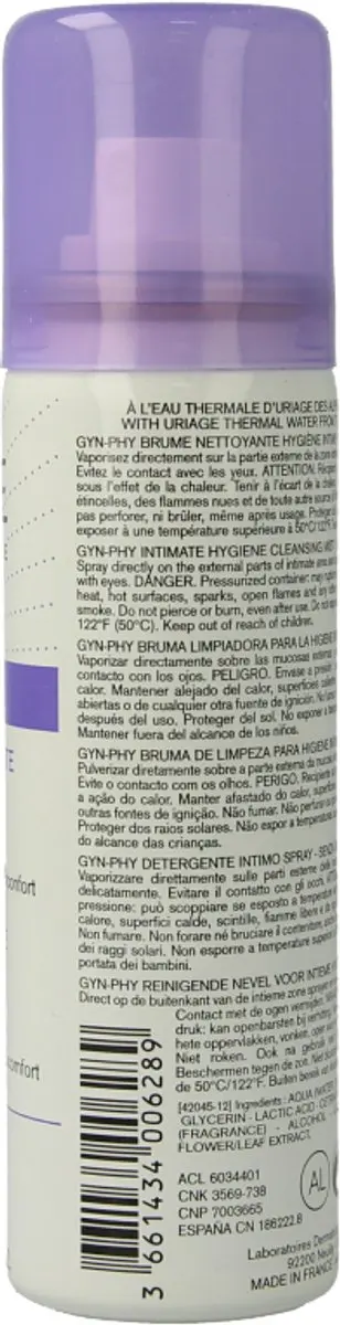 Uriage Gyn-Phy Intime Spray 50ml