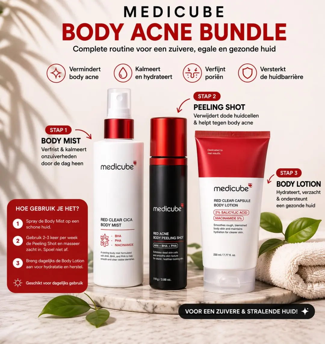 Medicube Body Acne Bundle - 3 Stappen Set 550ml