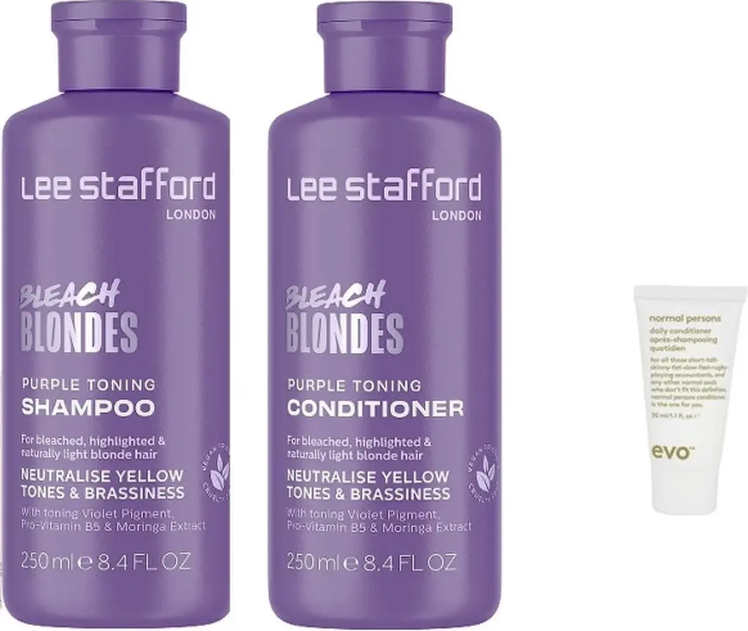 Lee Stafford Blondes Purple Toning Shampoo & Conditioner 250ml