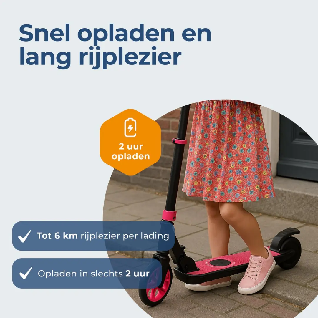 Denver SCK5500RO Kinderstep - 10km/u - 6km Bereik - Roze