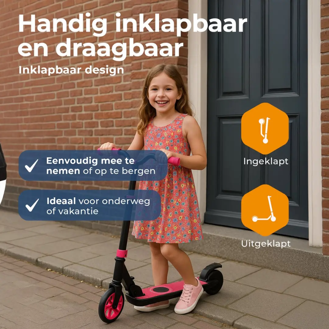 Denver SCK5500RO Kinderstep - 10km/u - 6km Bereik - Roze