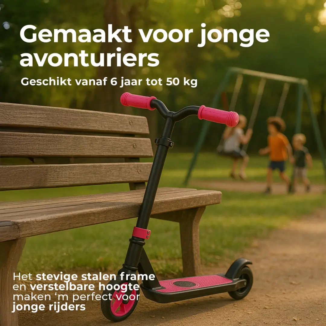 Denver SCK5500RO Kinderstep - 10km/u - 6km Bereik - Roze - afbeelding 6 van 6