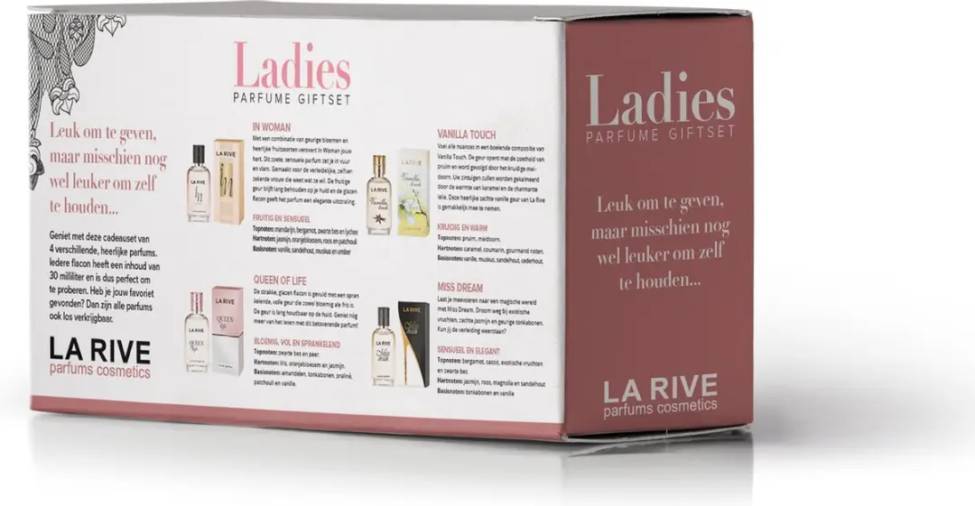 La Rive Miniatuurset Ladies Giftset - Miss Dream/Cuté/In Woman/Queen of Life - 4x30ml