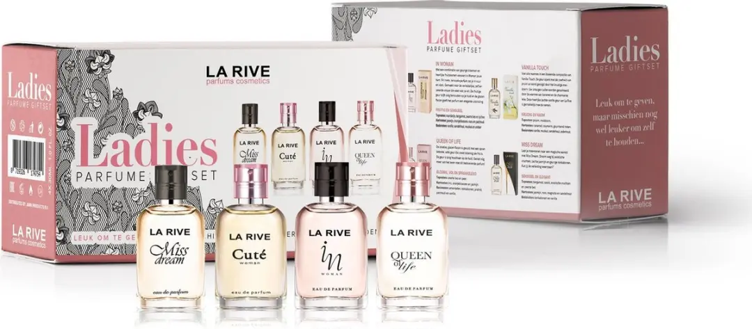 La Rive Miniatuurset Ladies Giftset - Miss Dream/Cuté/In Woman/Queen of Life - 4x30ml