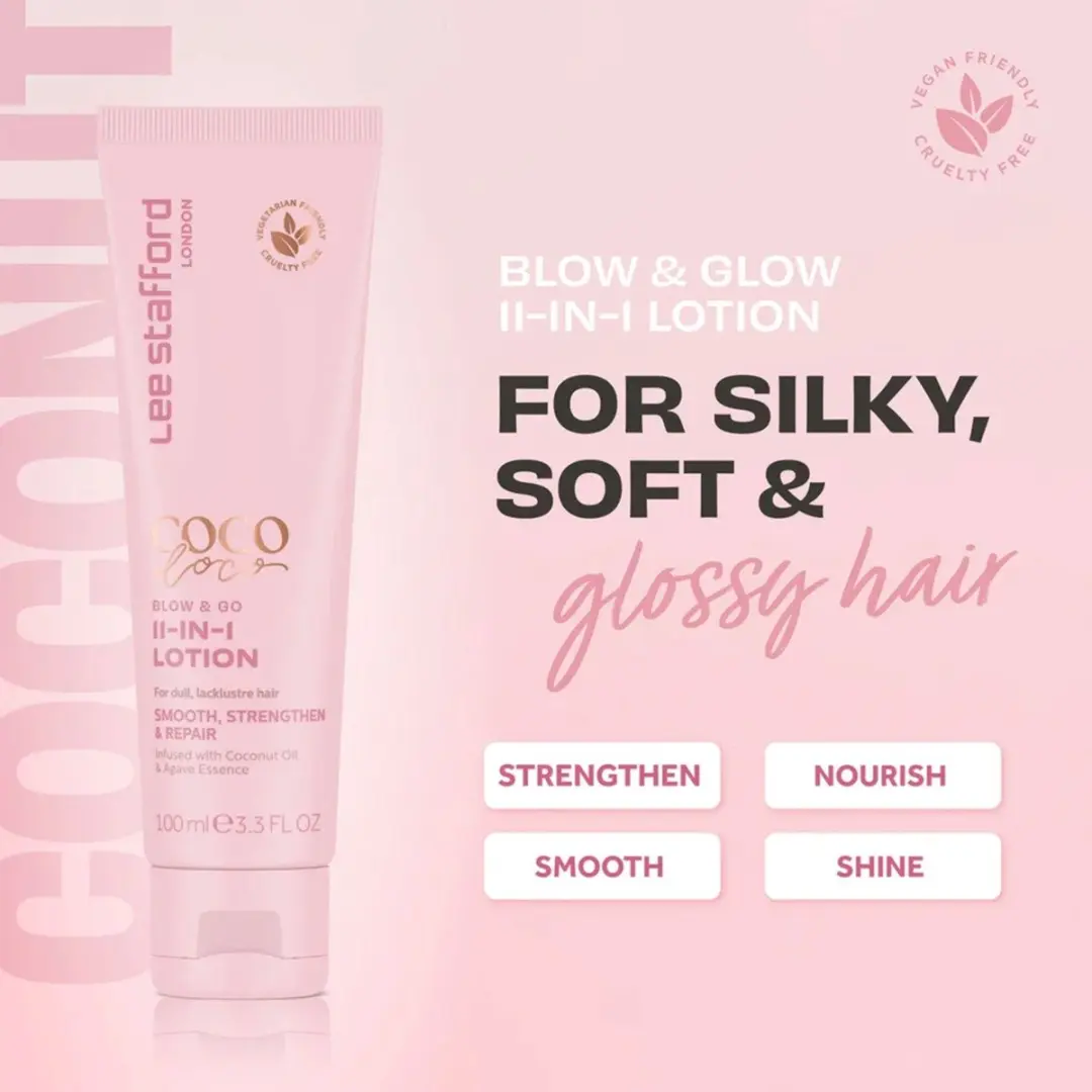 Lee Stafford CoCo LoCo & Agave Blow & Go 11-in-1 Lotion 100ml