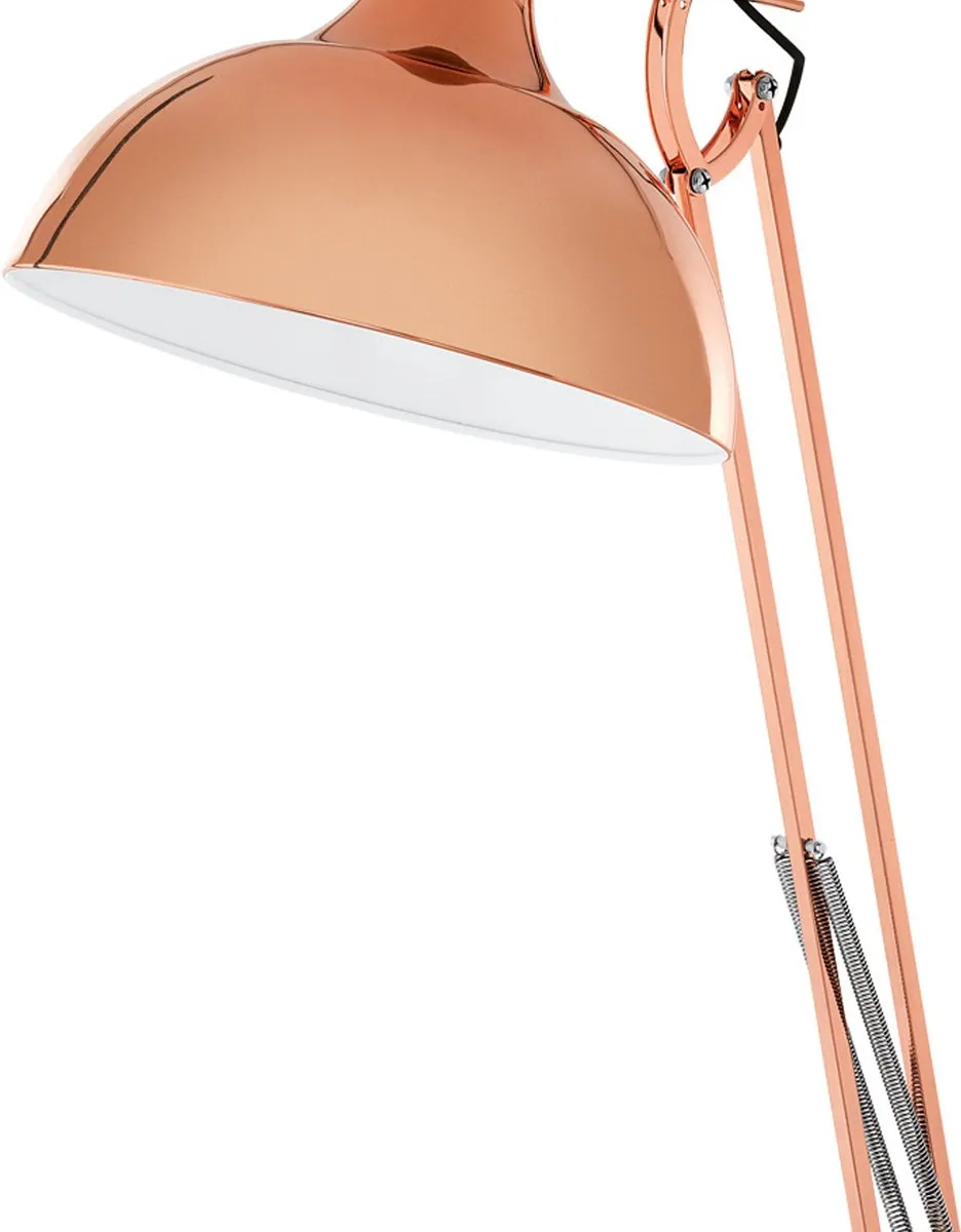 Eglo Borgillio Vloerlamp - 1 Lichtpunt - Koper