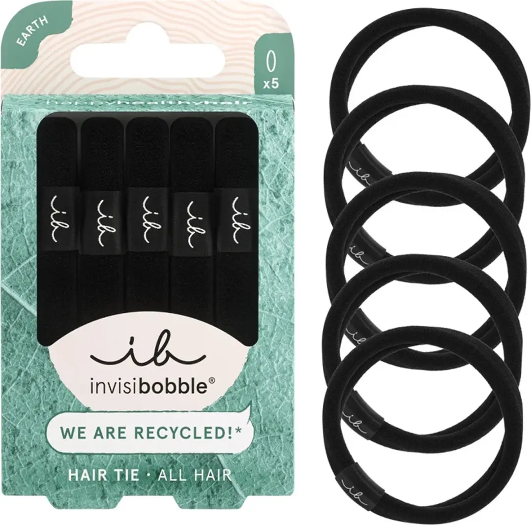Invisibobble Hair Tie - Zwart 5 Stuks