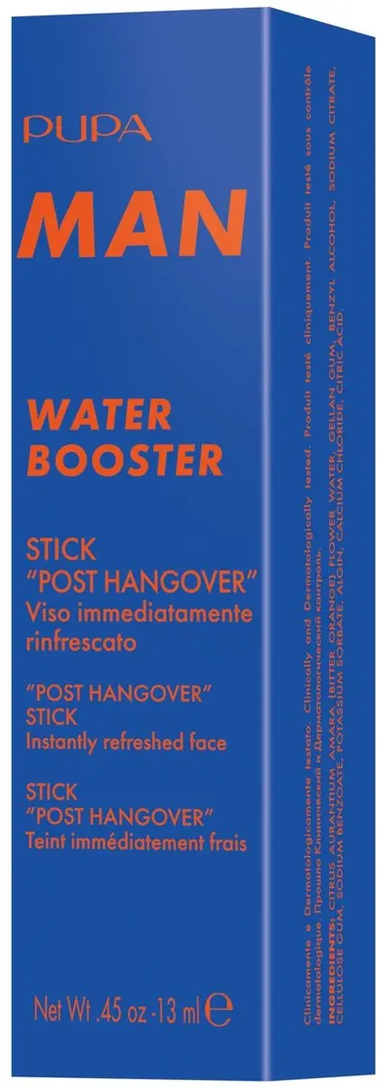 Pupa Milano Water Booster Post Hangover Stick 13ml