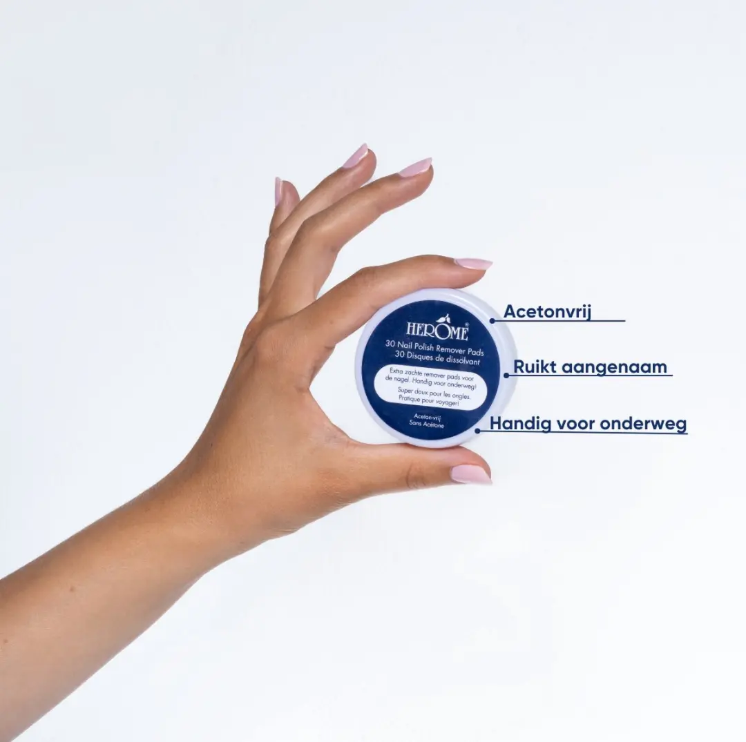 Herome Nagellakverwijderaar Pads - 30 Stuks