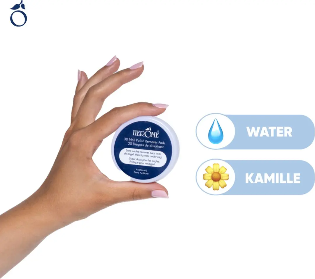 Herome Nagellakverwijderaar Pads - 30 Stuks