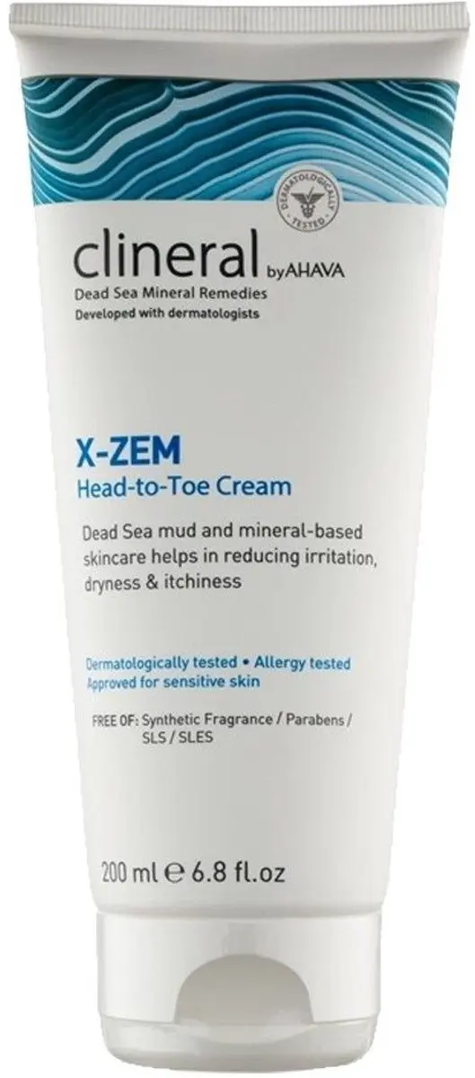 AHAVA Clineral X-ZEM Gevoelige Huidcrème 200ml