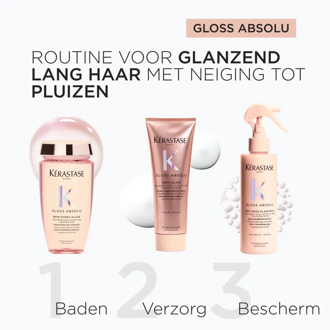 Kérastase Gloss Absolu Anti-Frizz Trio - 690ml