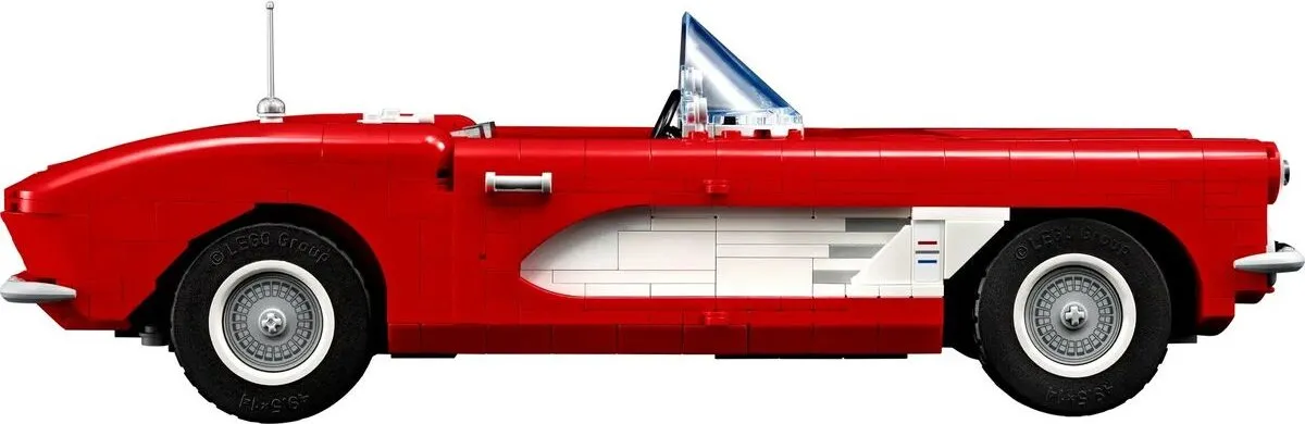 LEGO Icons Corvette 10321 - 1210 Stukken - Rood - afbeelding 4 van 6