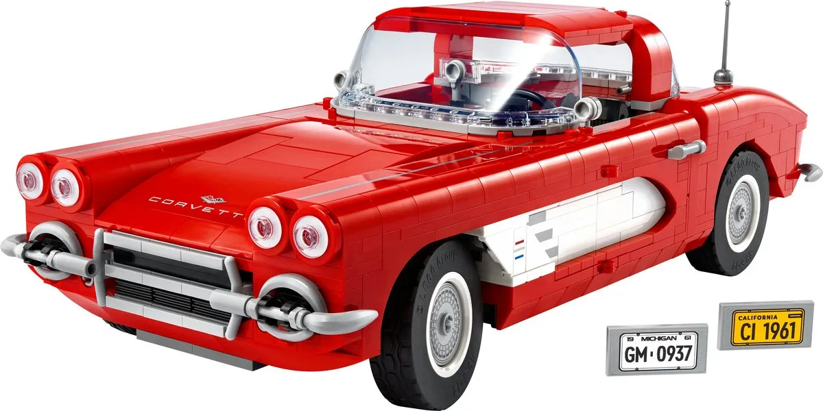 LEGO Icons Corvette 10321 - 1210 Stukken - Rood - afbeelding 6 van 6