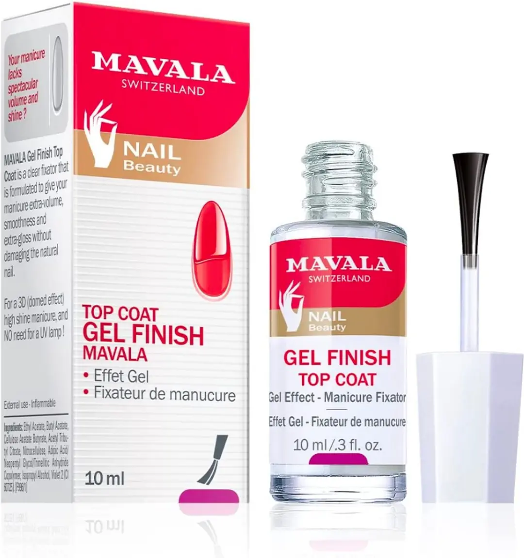 Mavala Gel Finish Top Coat 10ml