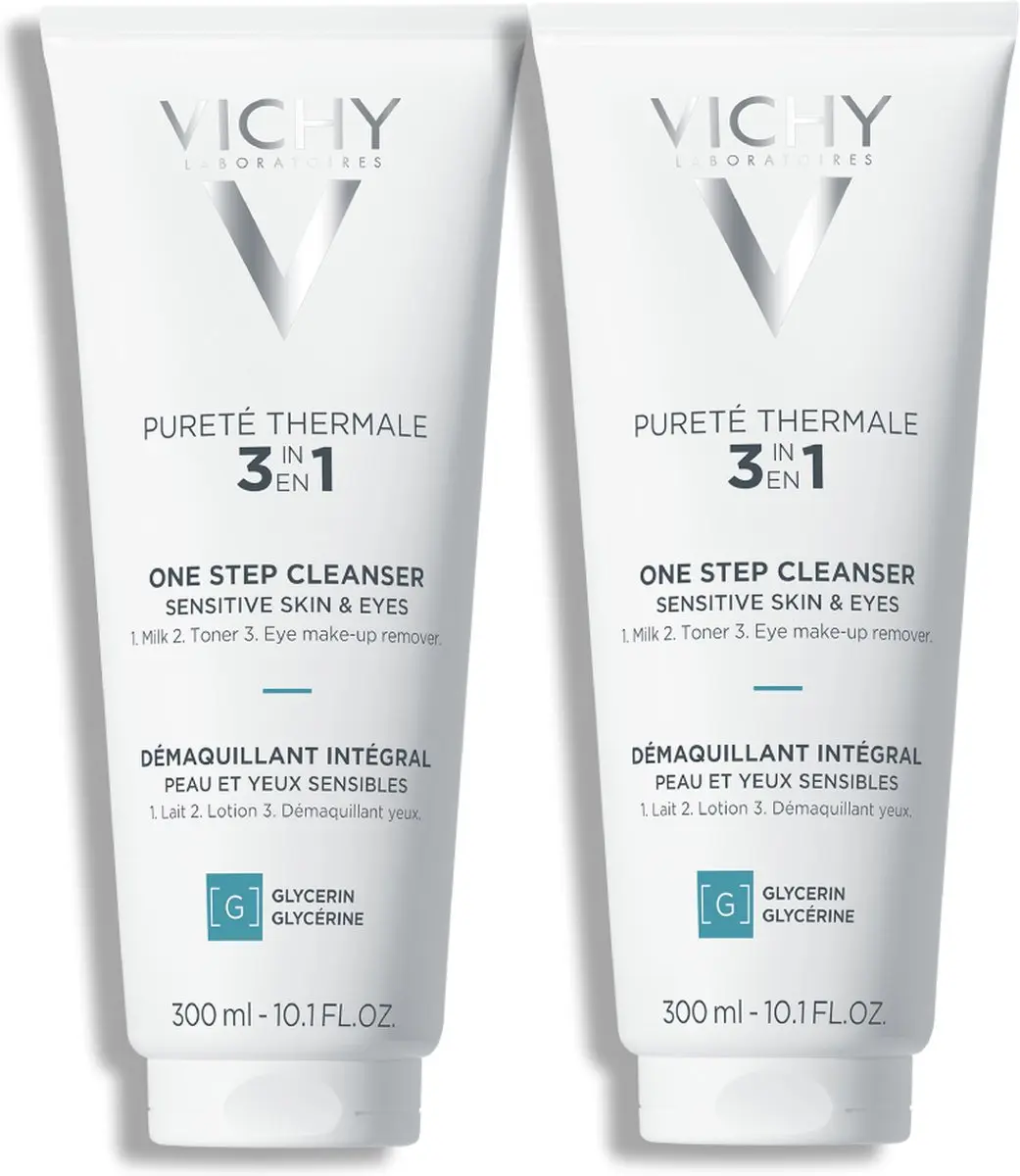 Vichy Pureté Thermale Micellaire Reinigingslotion 3-in-1 2x300ml