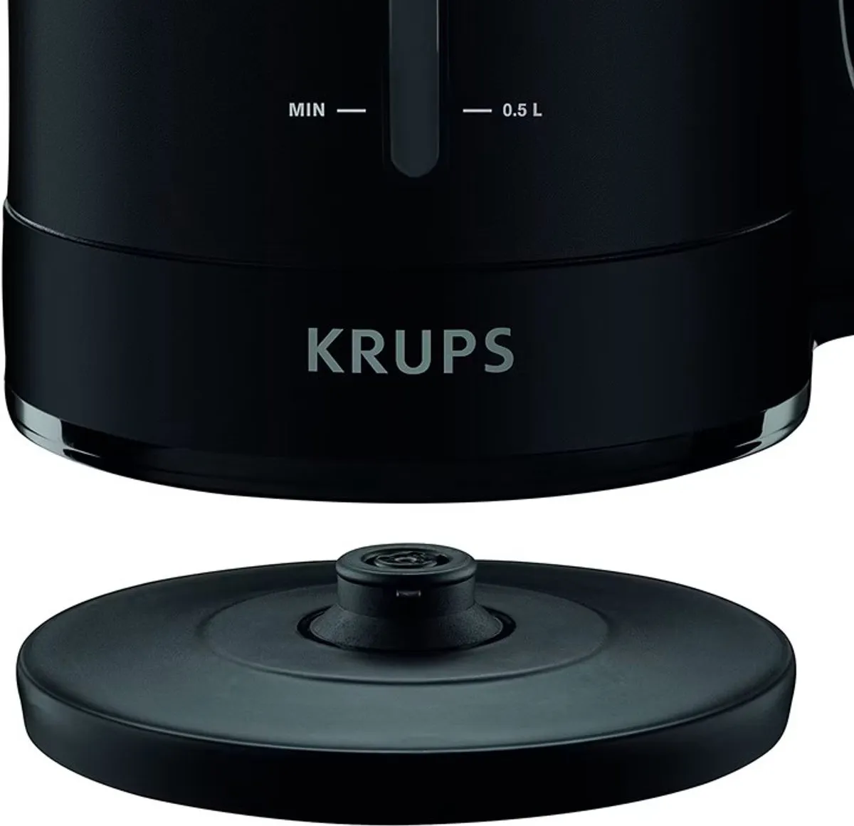 Krups BW2448 Waterkoker 1,6L - Zwart - afbeelding 6 van 6