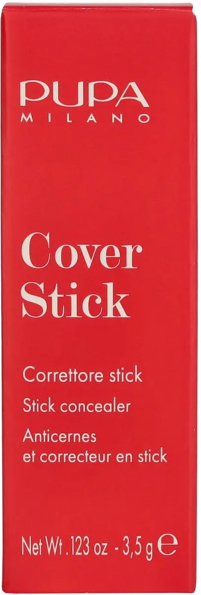 Pupa Milano Cover Stick Concealer 001 Light Beige - 3.5g - afbeelding 6 van 6