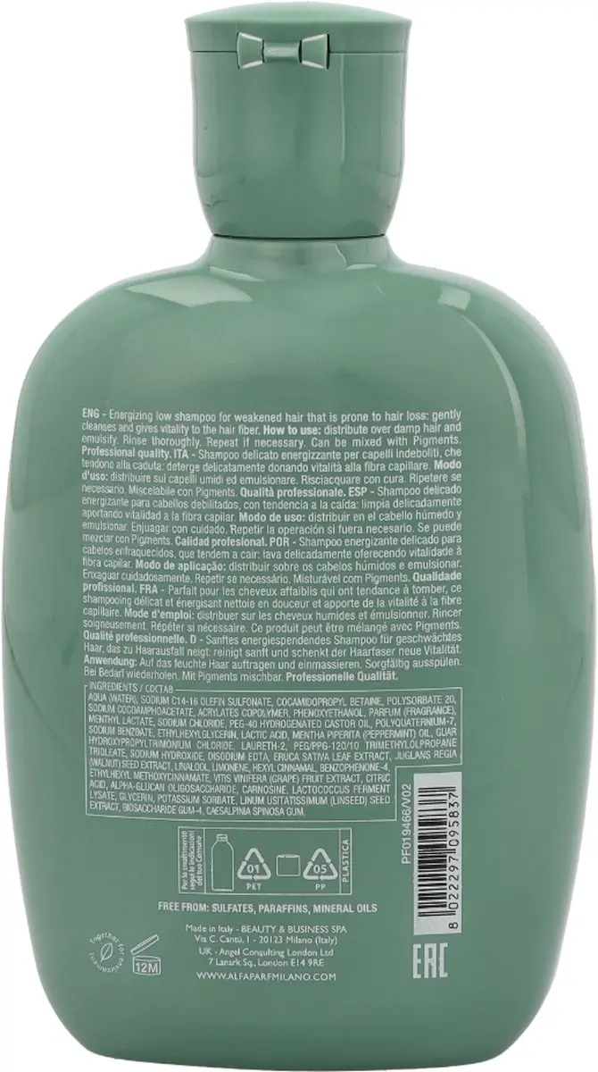 Alfaparf Milano Shampoo Semi di Lino Energizing 250ml