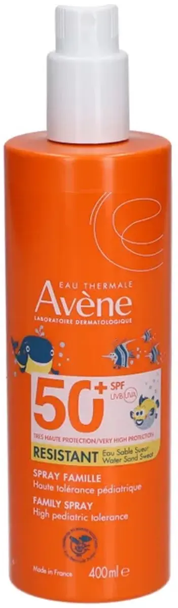 Avène Resistant Familie Spray SPF 50+ 400ml - afbeelding 6 van 6