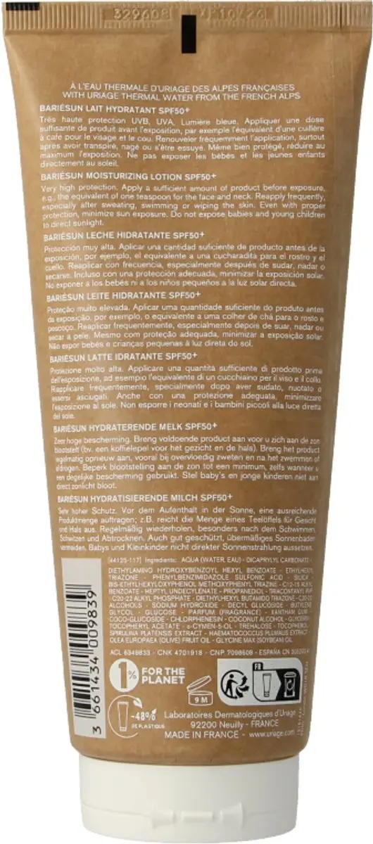 Uriage Bariésun Zonnemelk SPF 50+ 200ml