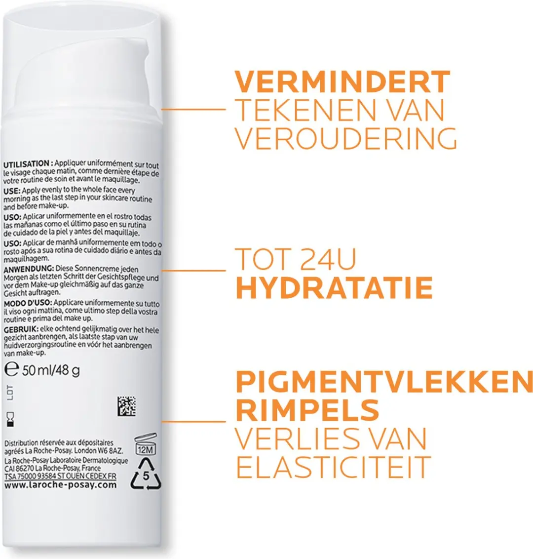 La Roche-Posay Anthelios Age Correct SPF 50 Anti-Fotoverouderingscrème 50ml