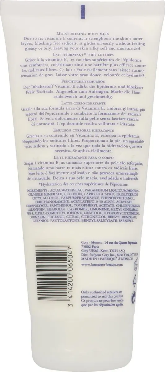 Lancaster Eau de Lancaster Body Milk 200ml