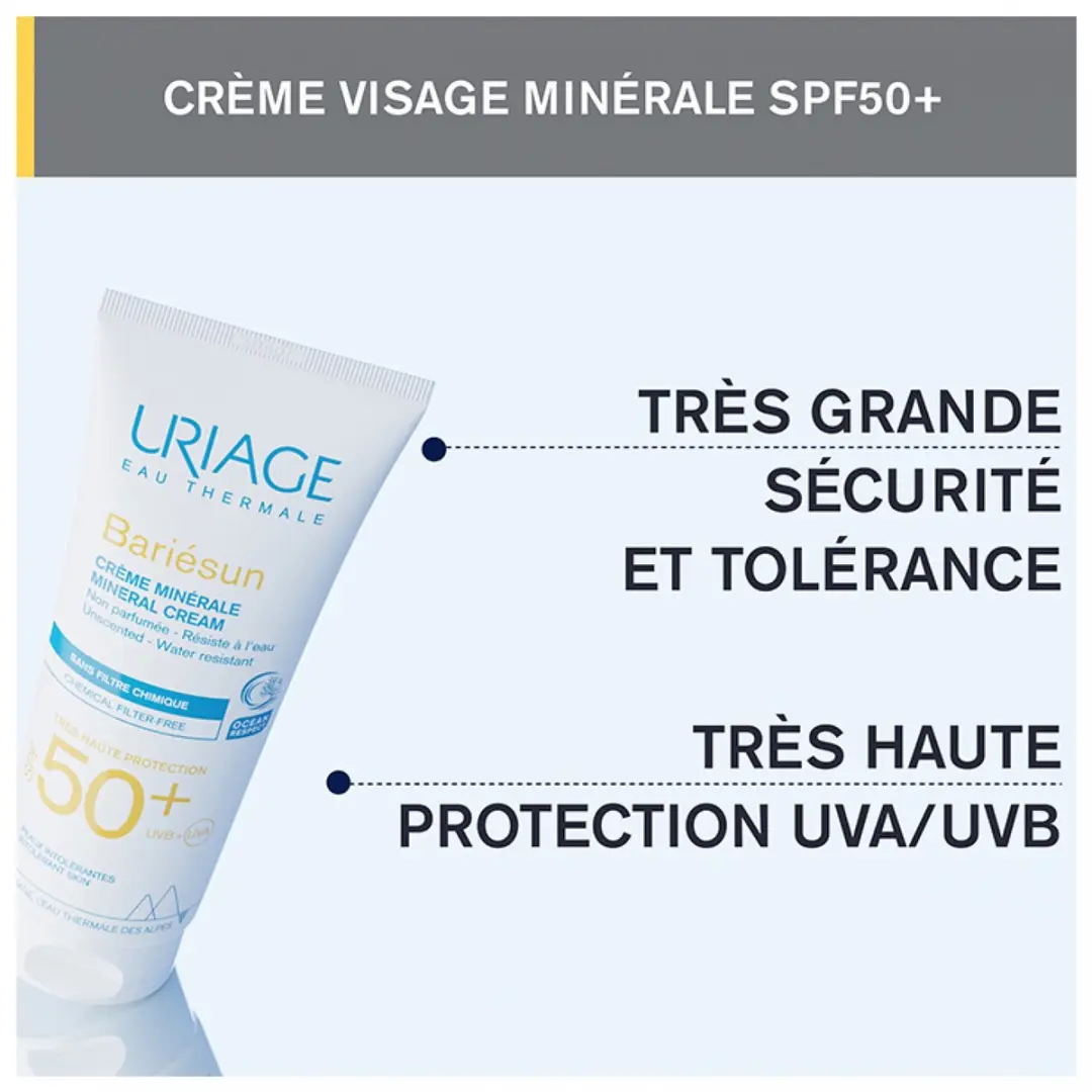 Uriage Bariésun Mineral Crème SPF 50+ 100ml